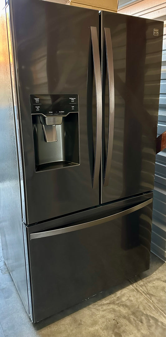 Kenmore 75507 25.5 cu. ft. French Door Refrigerator with Dual Ice Makers - Black Stainless Steel