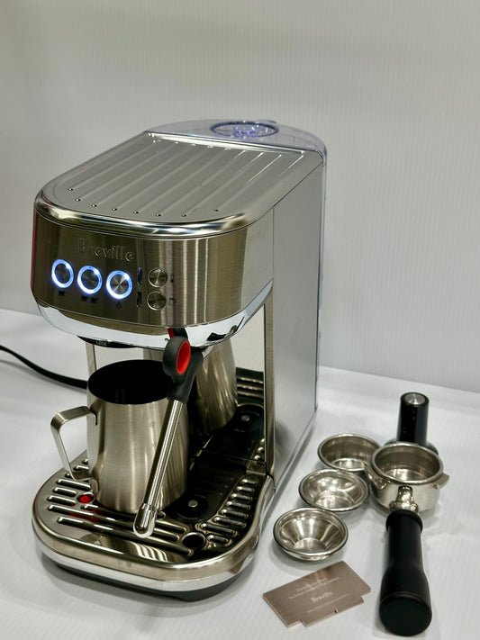 Breville Bambino Plus Espresso Machine,64 Fluid Ounces, Brushed Stainless Steel, BES500BSS