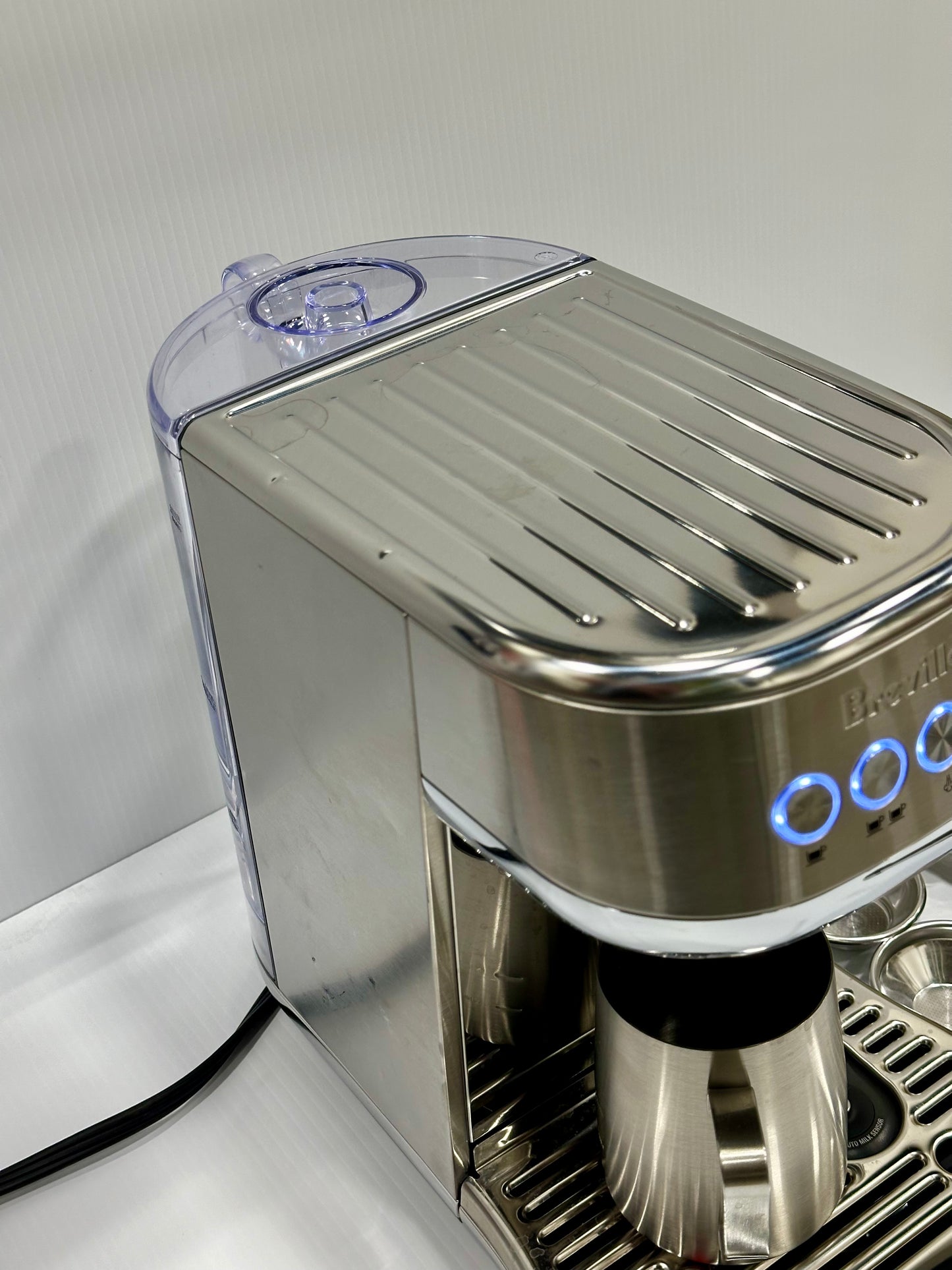 Breville Bambino Plus Espresso Machine,64 Fluid Ounces, Brushed Stainless Steel, BES500BSS