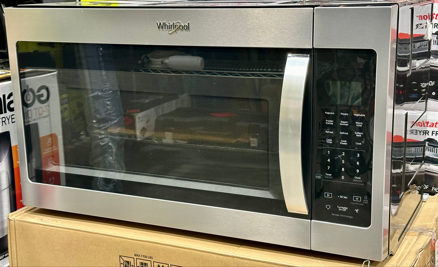 Whirlpool 1.9 cu. ft. Over-The-Range Microwave with Steam Cooking
