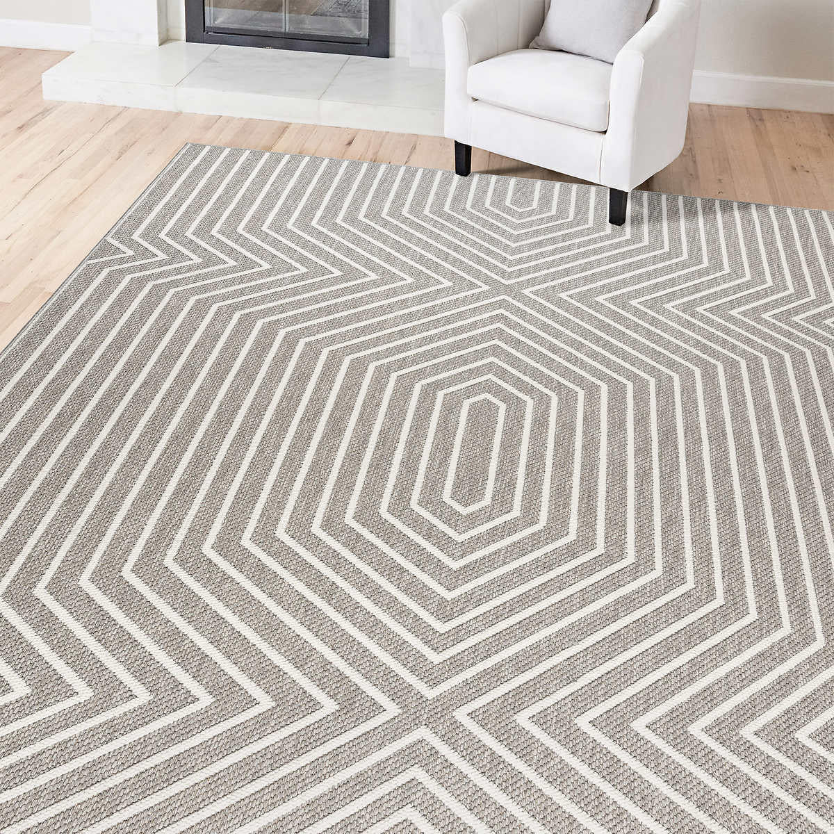 Gertmenian Regent Area Rug, Gray, 7'10" x 10'