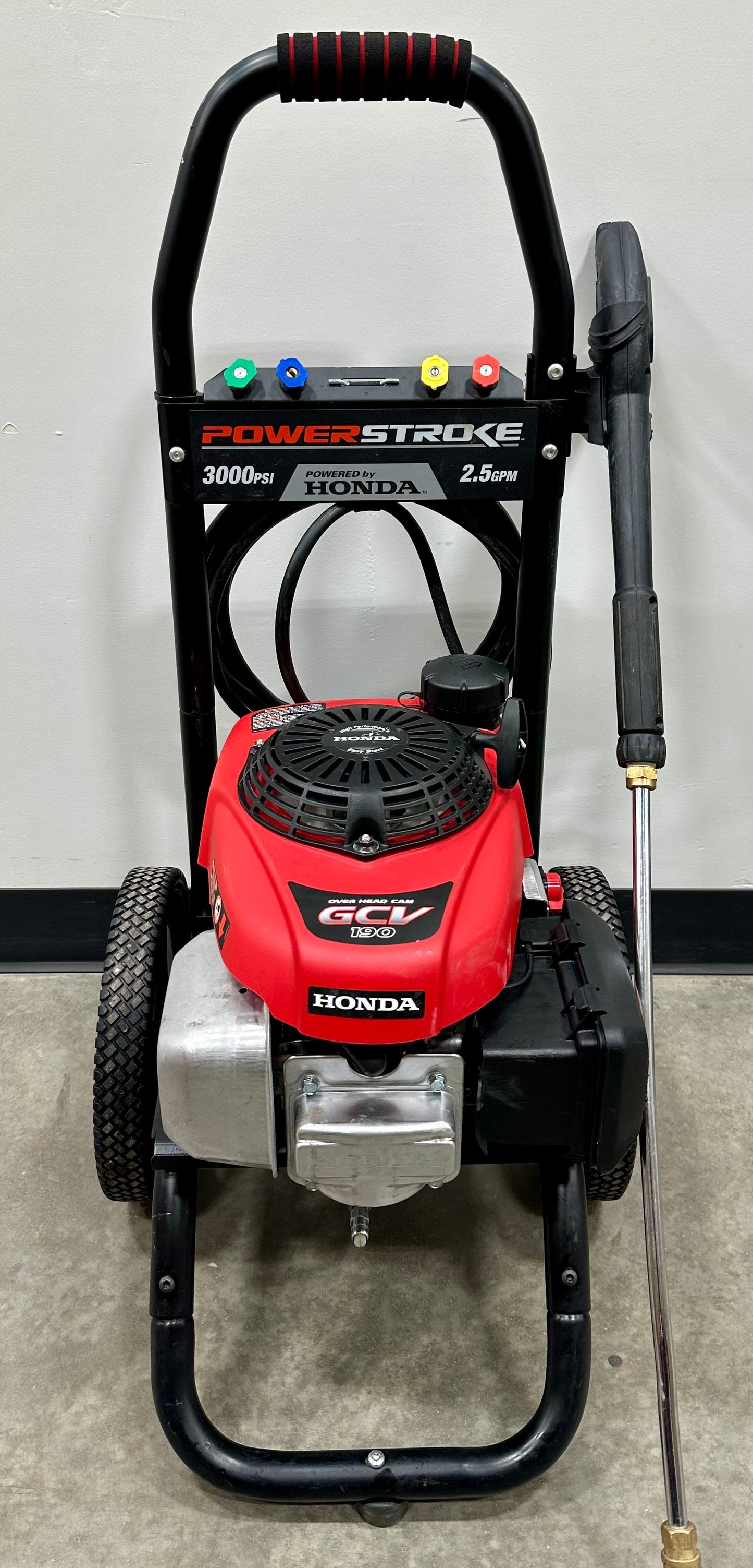 PowerStroke 3000 PSI Pressure Washer powered by Honda