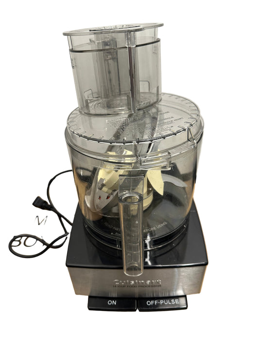 Cuisinart Food Processor 14-Cup Vegetable Chopper for Mincing, Dicing, Shredding, Puree & Kneading Dough, Stainless Steel, DFP-14BCNY