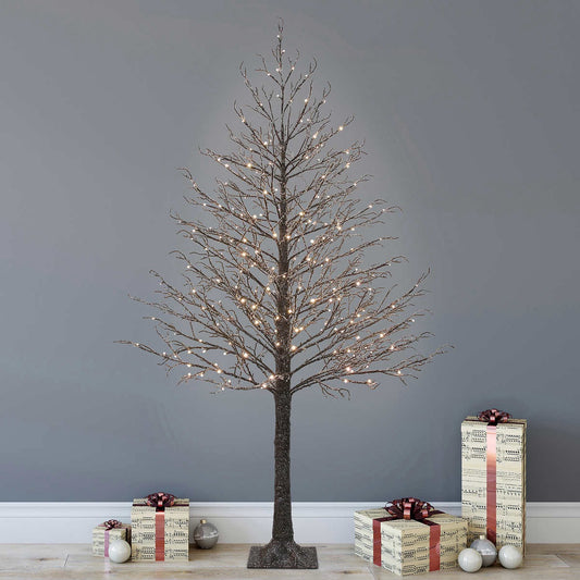 7' Iced LED Tree