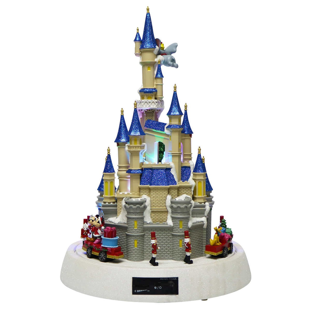 Disney Animated Holiday Castle with Parade, Lights & Music