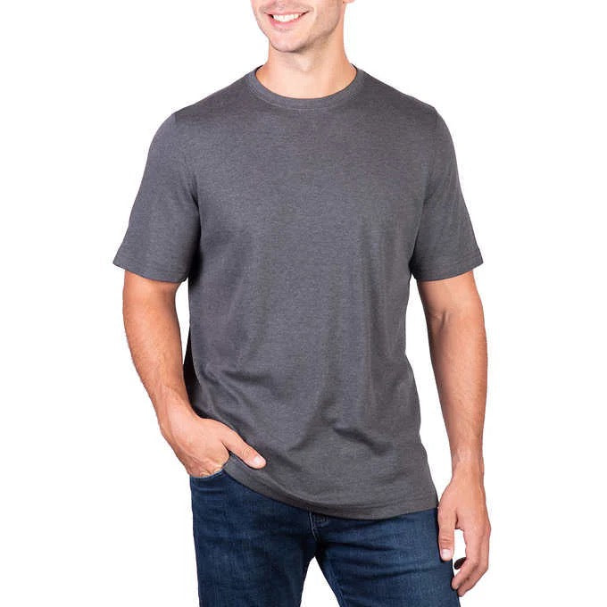 Kirkland Signature Men’s Peruvian Pima Cotton Tee L BLUE