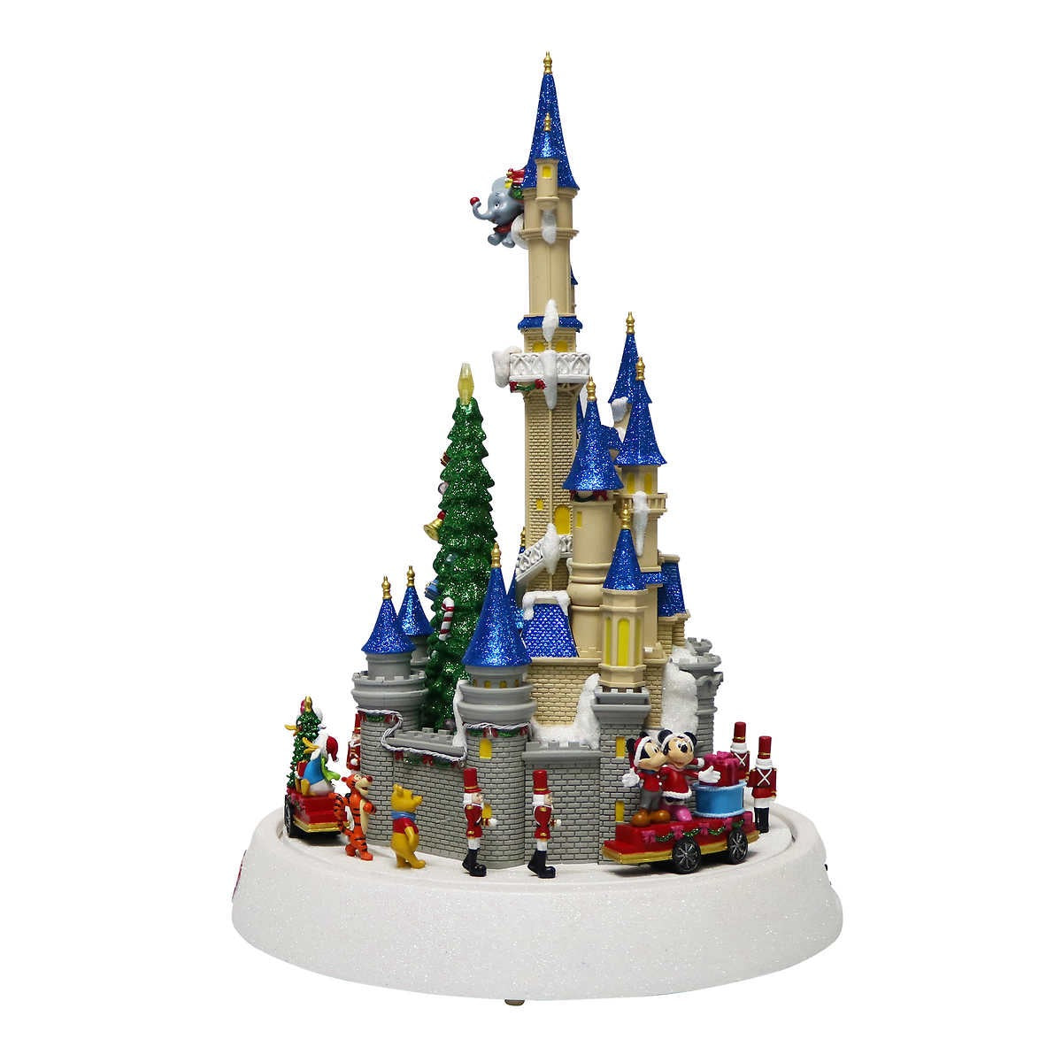 Disney Animated Holiday Castle with Parade, Lights & Music