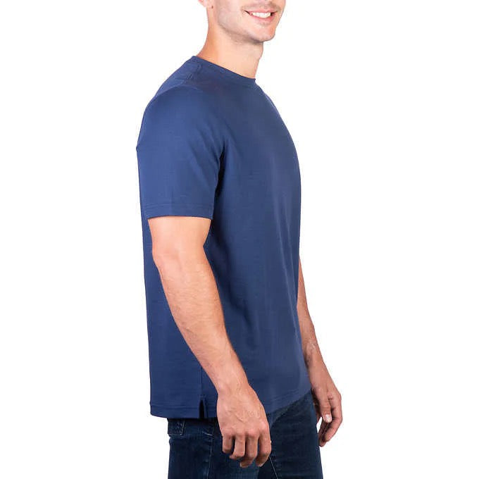 Kirkland Signature Men’s Peruvian Pima Cotton Tee L BLUE