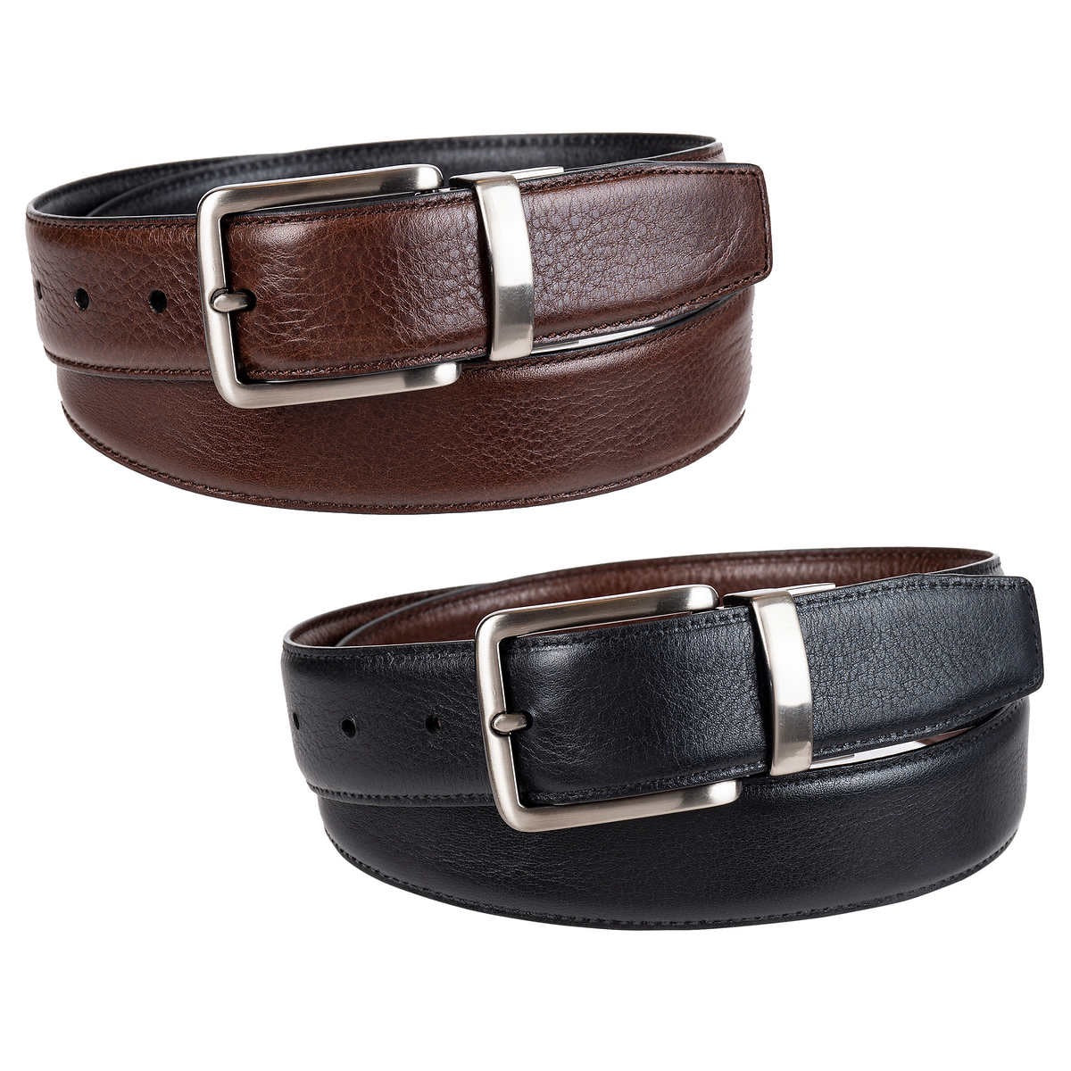 Kirkland Signature Men's Reversible Leather Belt