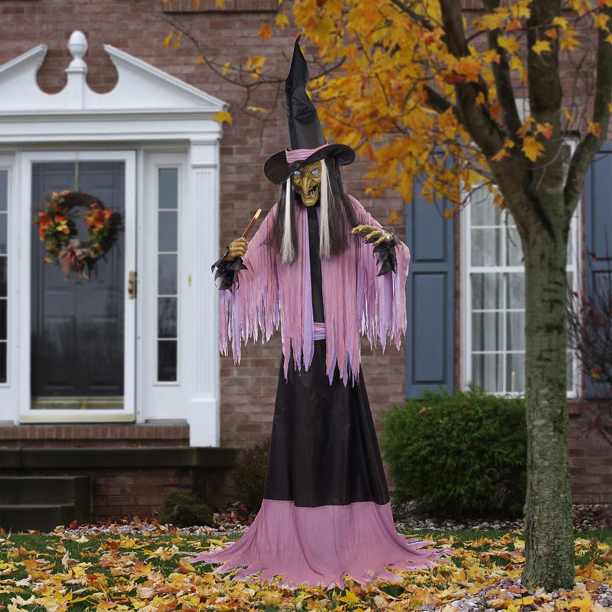 Halloween Animated Witch 3.3 m (10.8 ft)