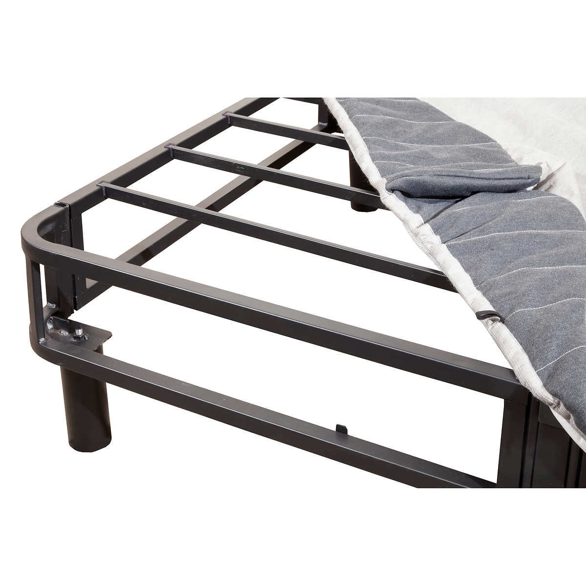 EnForce 7" Metal Box Spring with Headboard Bracket and Legs, Cal King