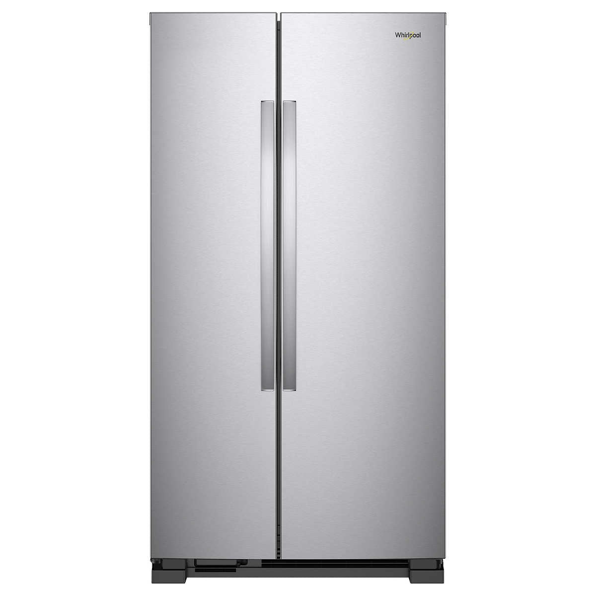 Whirlpool 25 cu. ft. Large Side-by-Side Refrigerator with Adaptive Defrost and Humidity-Controlled Crispers