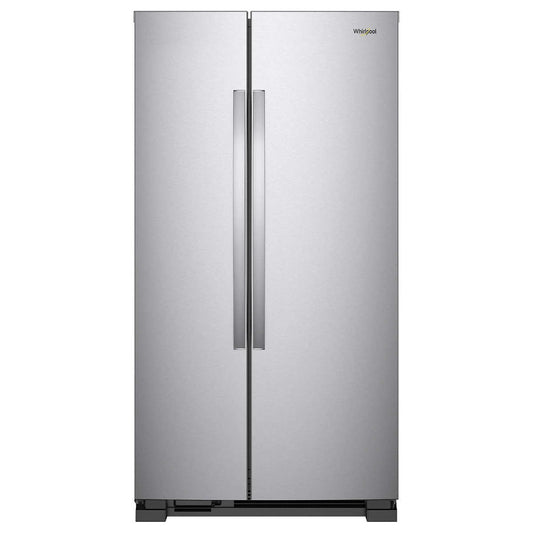 Whirlpool 25 cu. ft. Large Side-by-Side Refrigerator with Adaptive Defrost and Humidity-Controlled Crispers