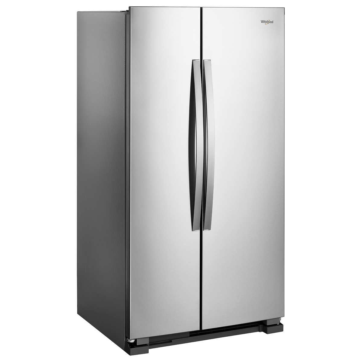 Whirlpool 25 cu. ft. Large Side-by-Side Refrigerator with Adaptive Defrost and Humidity-Controlled Crispers