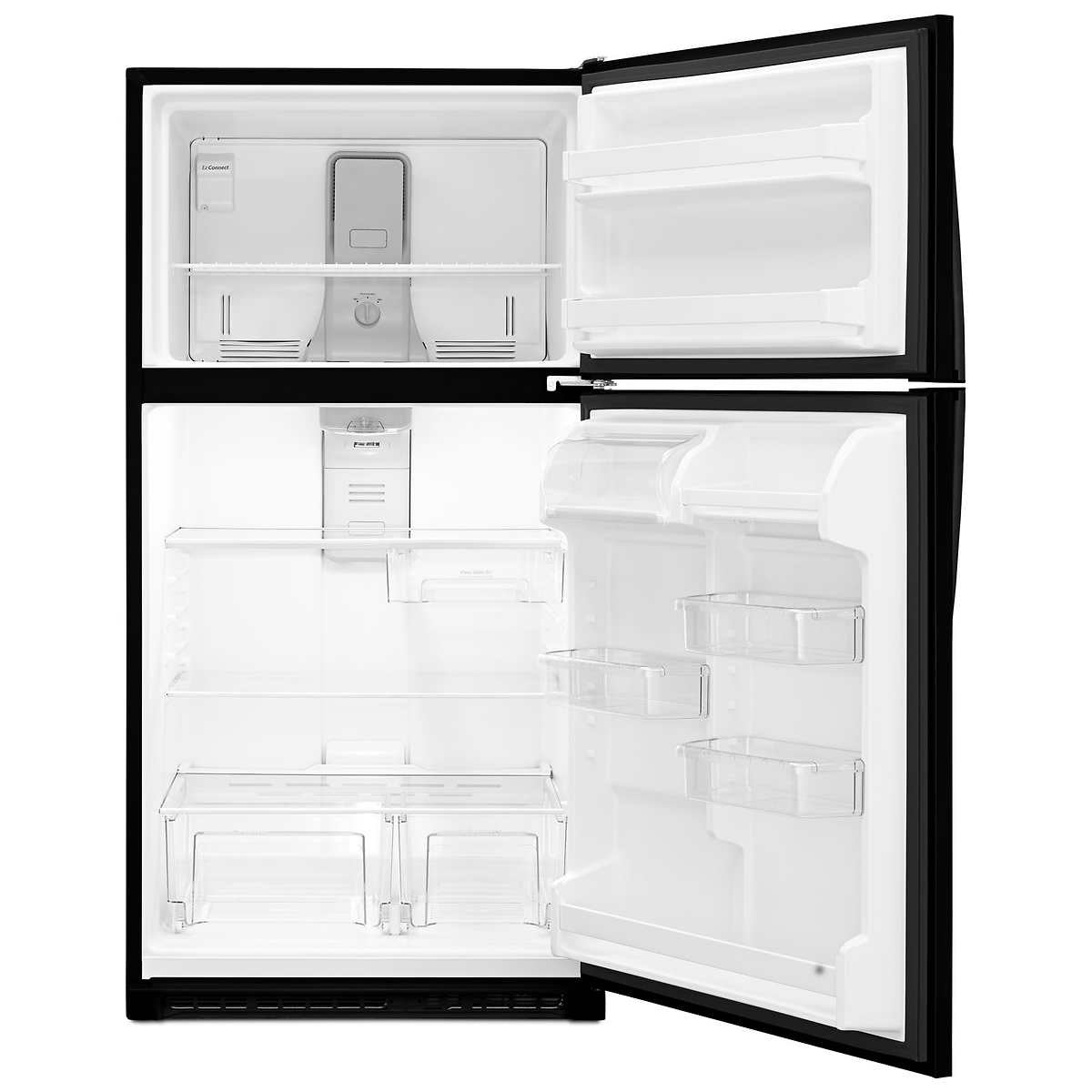 Whirlpool 20 cu. ft. Top Freezer Refrigerator with Frameless Glass Shelves