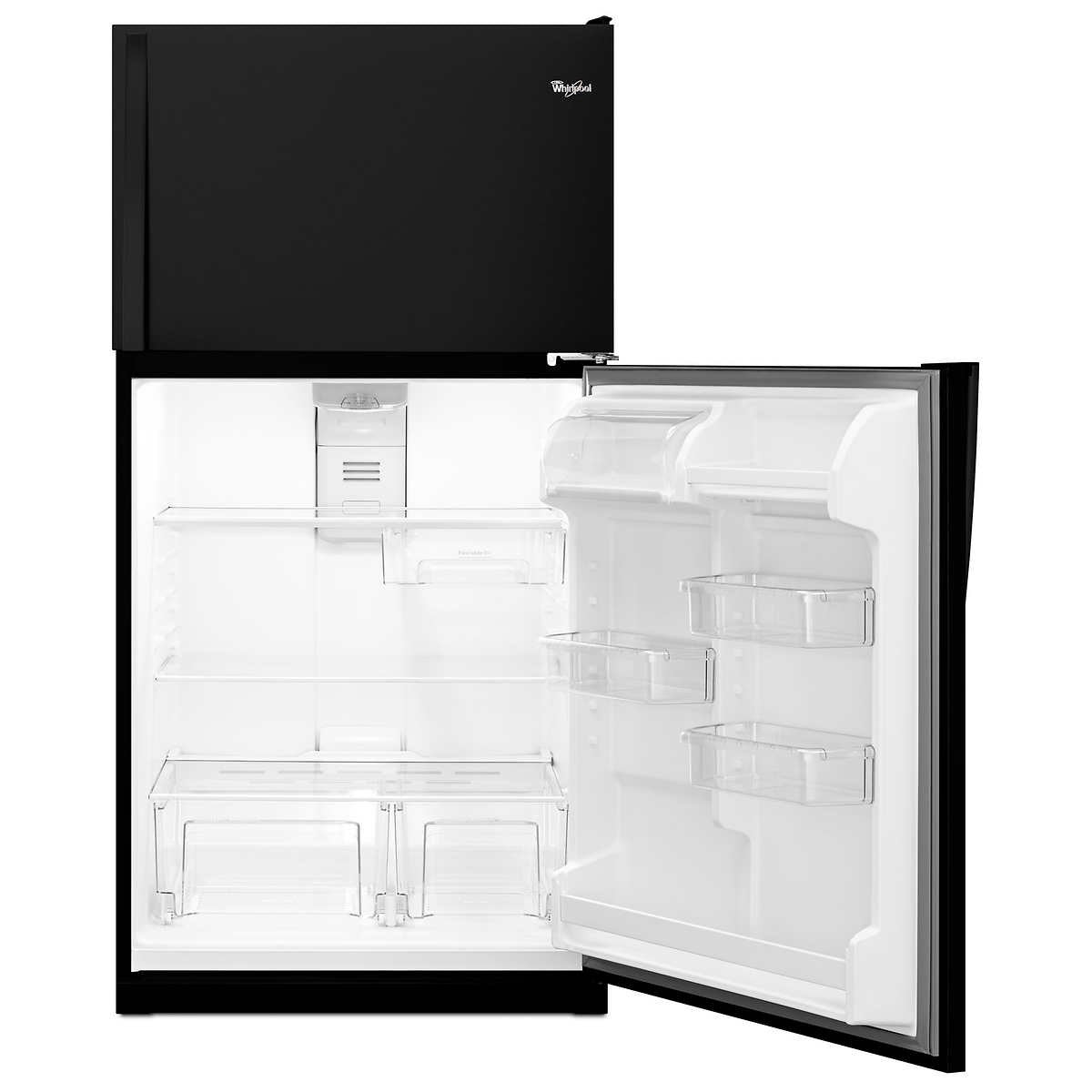 Whirlpool 20 cu. ft. Top Freezer Refrigerator with Frameless Glass Shelves