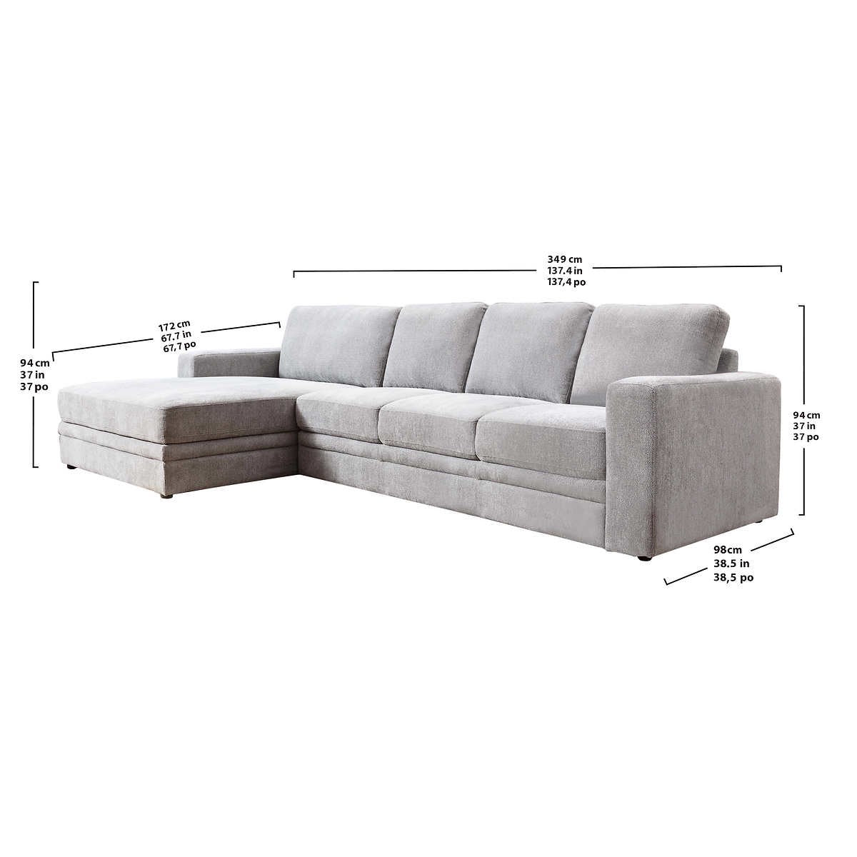 Toledo Fabric Sectional