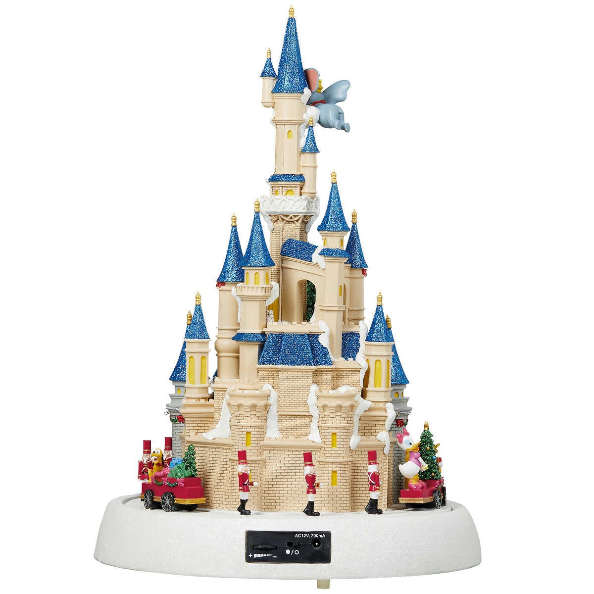 Disney Animated Holiday Castle with Parade, Lights & Music