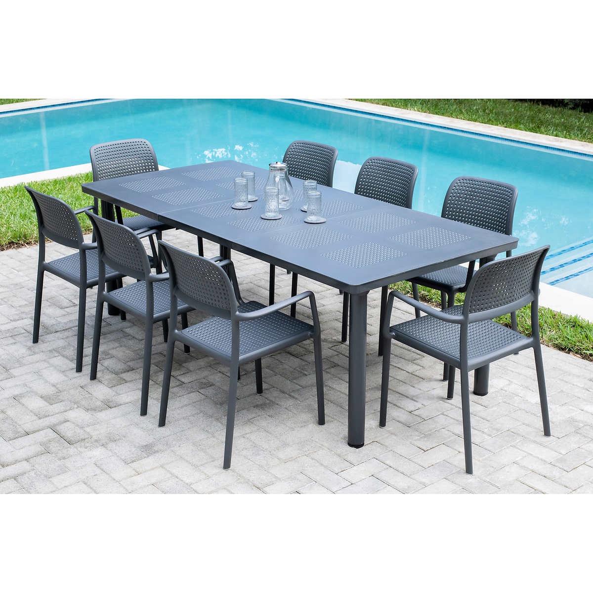 Nardi Bora 9-piece Dining Set