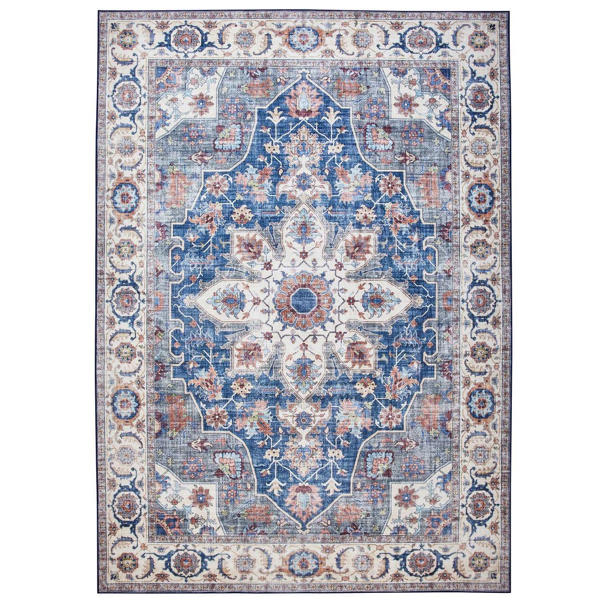 Wyatt & Ash Washable 5’3” x 7’5” Area Rug