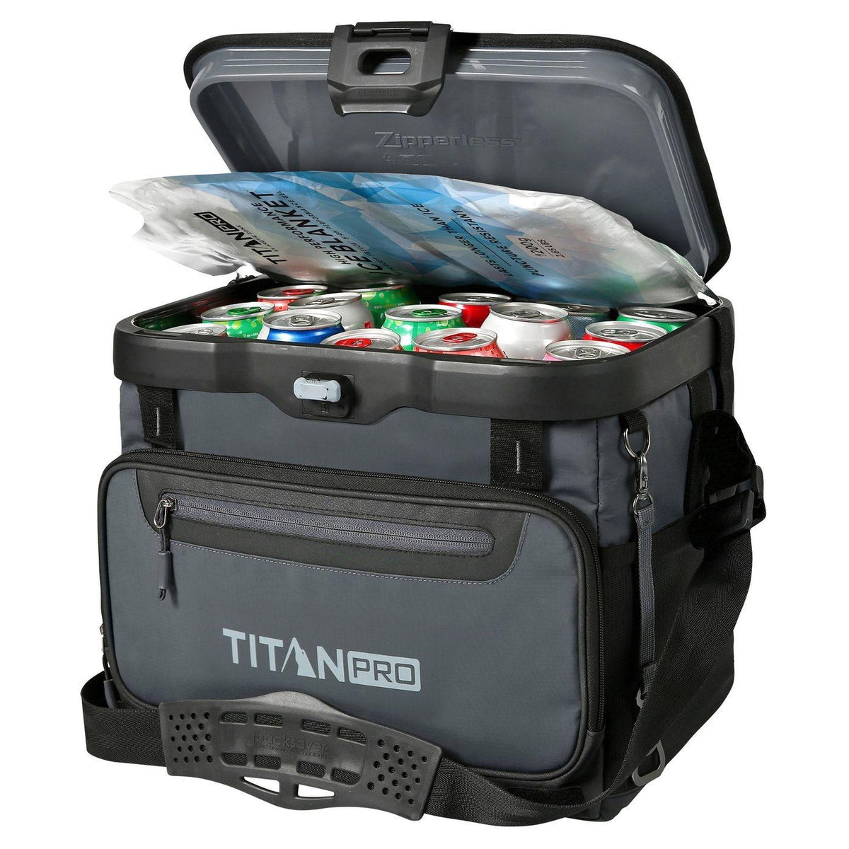 Titan PRO by Arctic Zone 40 Can Iceless Zipperless Cooler, Assorted Colors