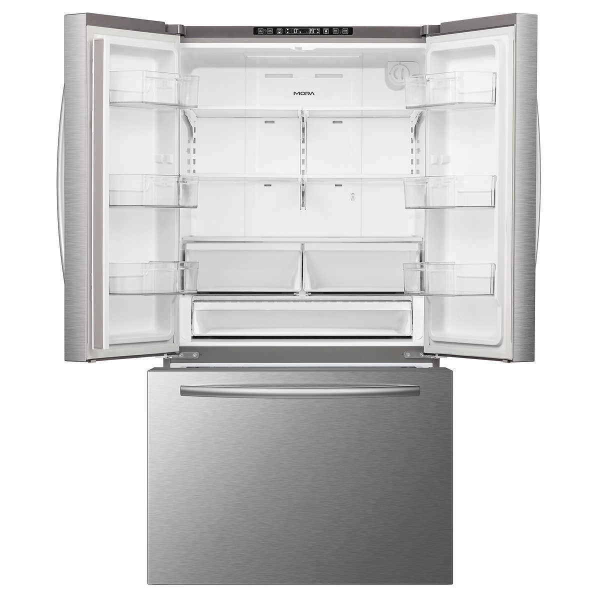 Mora 26.6 cu. ft. Standard Depth French Door Refrigerator with Internal Water Dispenser