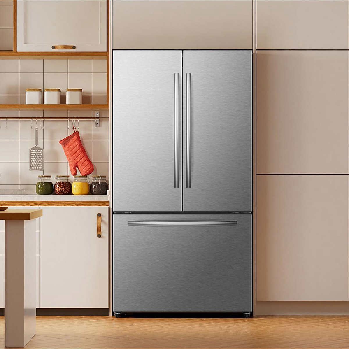 Mora 26.6 cu. ft. Standard Depth French Door Refrigerator with Internal Water Dispenser