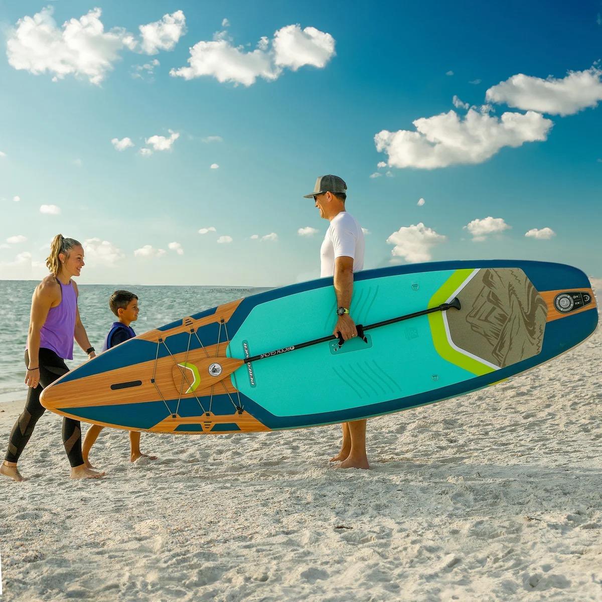 BODY GLOVE 2024 Performer 11' Inflatable Paddle Board - Deep Sea/Isle Green