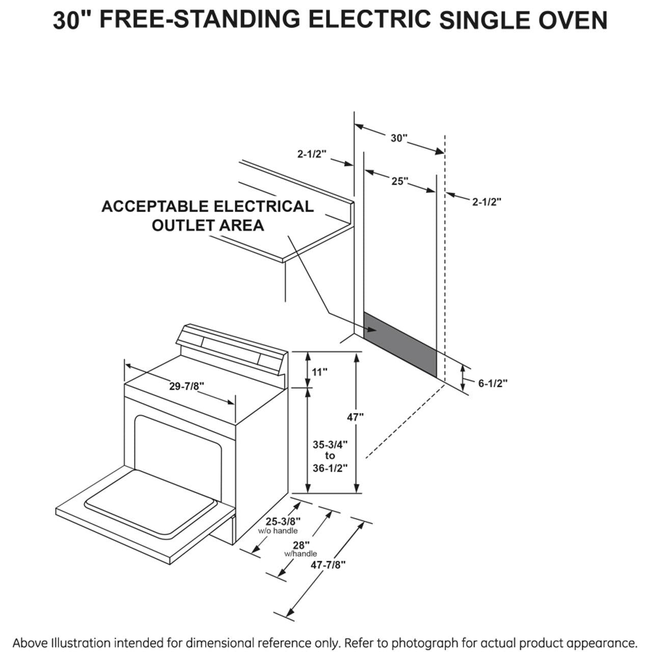 GE Profile™ 30" Smart Free-Standing Electric Convection Fingerprint Resistant Range with No Preheat Air Fry