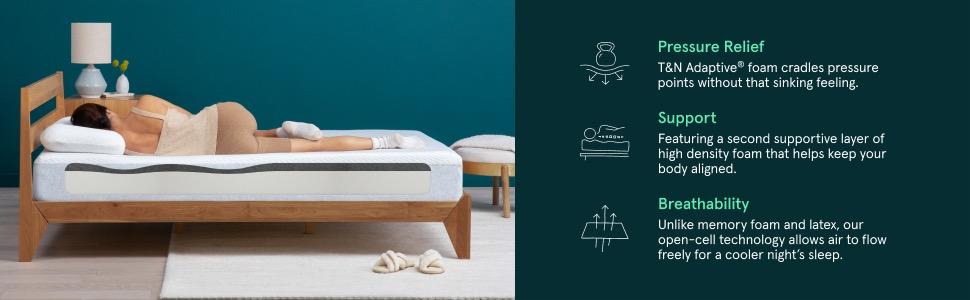 Tuft & Needle 9.5" Memory Foam Mattress - Queen