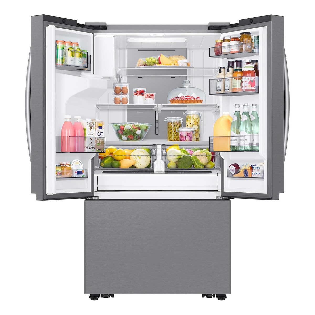 Samsung 30 cu. ft. Mega Capacity 3-Door French Door Refrigerator with Family Hub