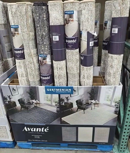 Avante Area Rug, Limuel Beige, 5' x 7'