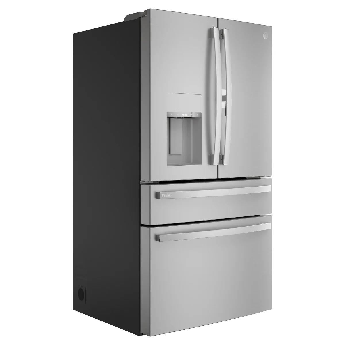 GE Profile 27.9 cu. ft. Smart Fingerprint Resistant 4-Door French Door Refrigerator