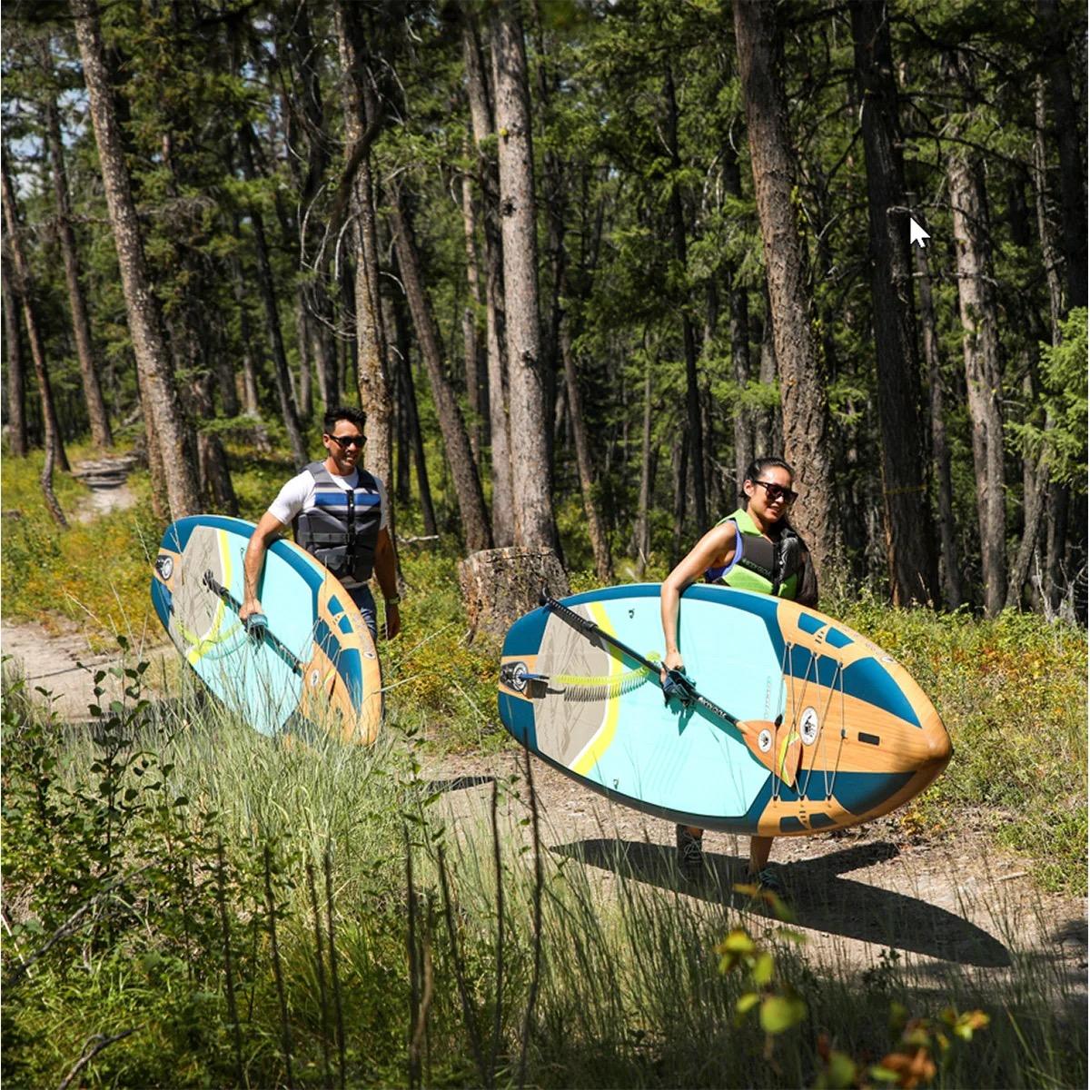 BODY GLOVE 2024 Performer 11' Inflatable Paddle Board - Deep Sea/Isle Green