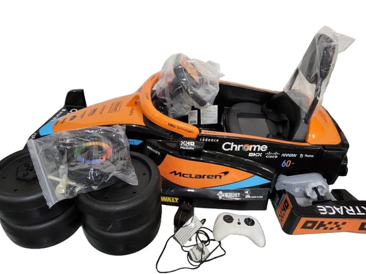 Huffy 12V McLaren Formula 1 Kids Ride-On Car with Remote Control, Ages 3–5, Black