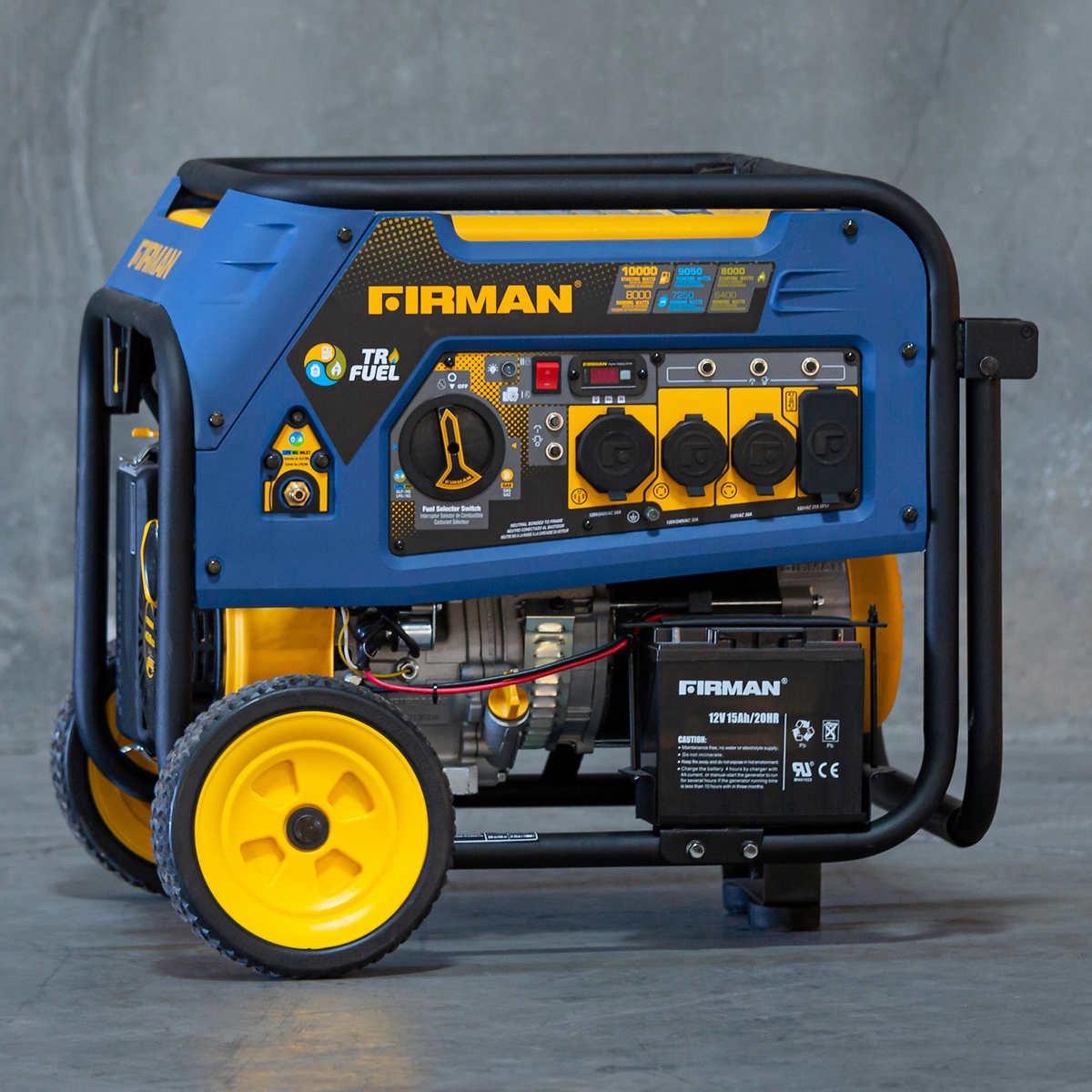 Firman 7500W Running / 9400W Peak Tri Fuel Generator