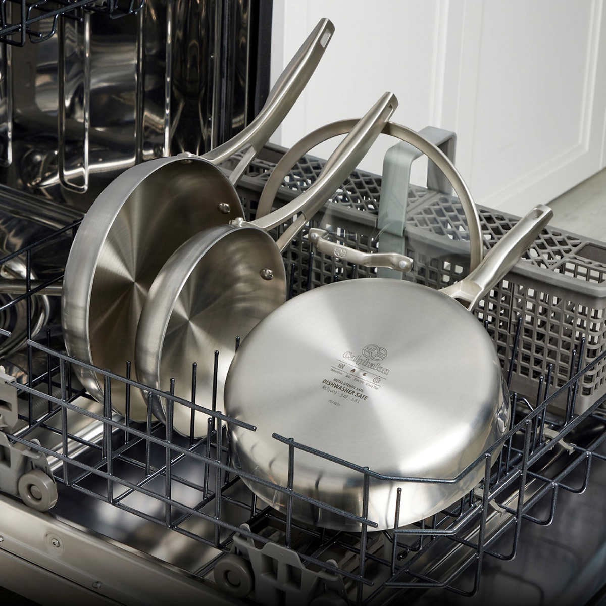 KitchenAid - 3-Ply Base Stainless Steel Cookware Set, 11-Piece