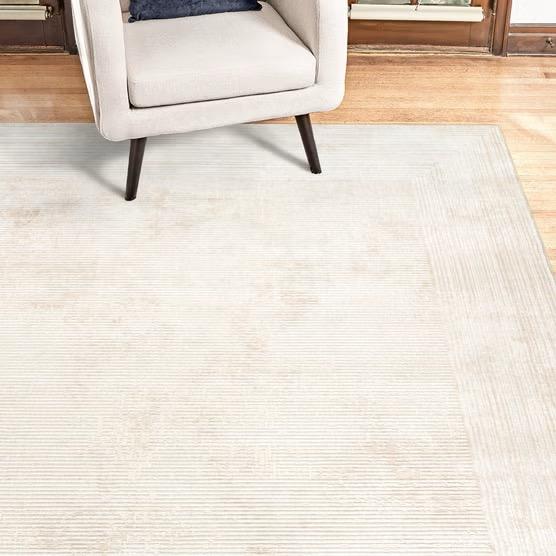 Hampton Court Area Rug Collection, Gaspar Ivory, 7'10" x 10'