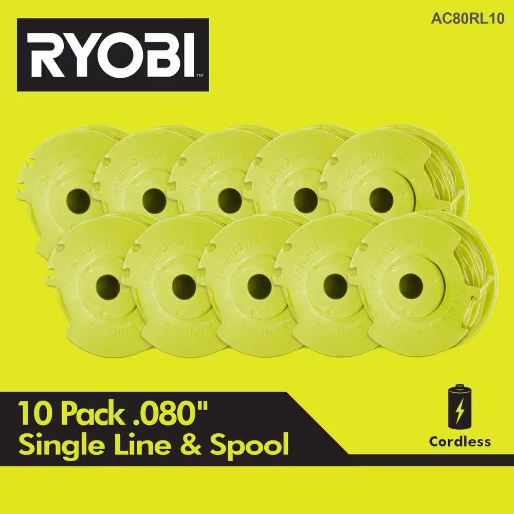 RYOBI 0.080 in. Line Spool (10-Pack)