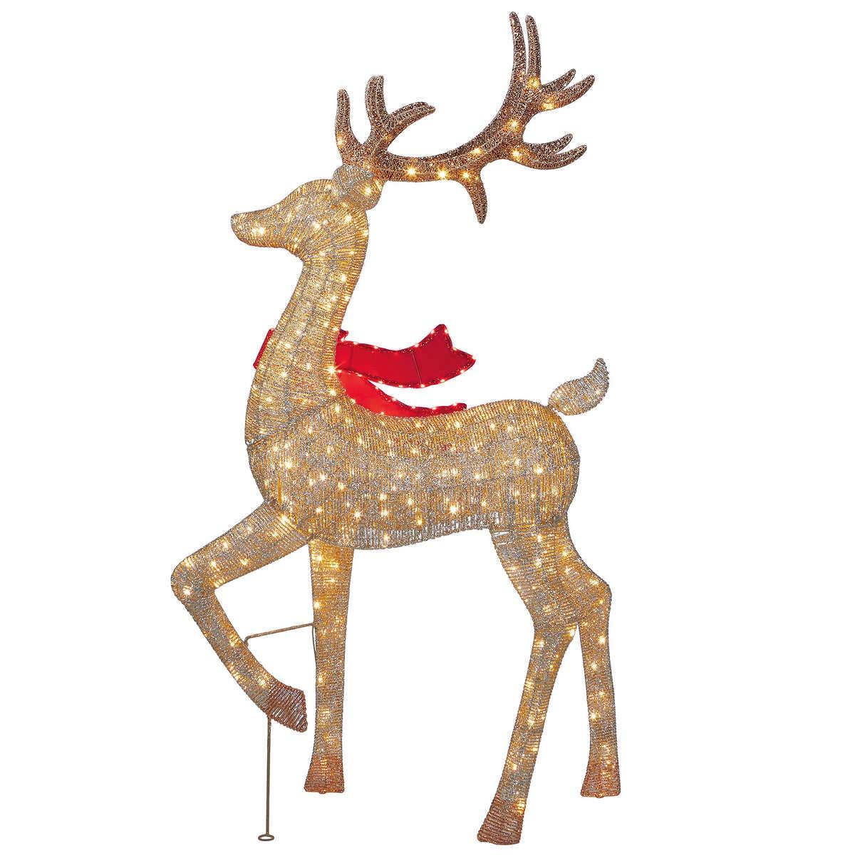 Set of 3 LED Deer Family