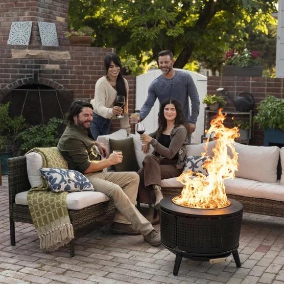 TIKI Brand 25 Inch Celebration Smokeless Fire Pit