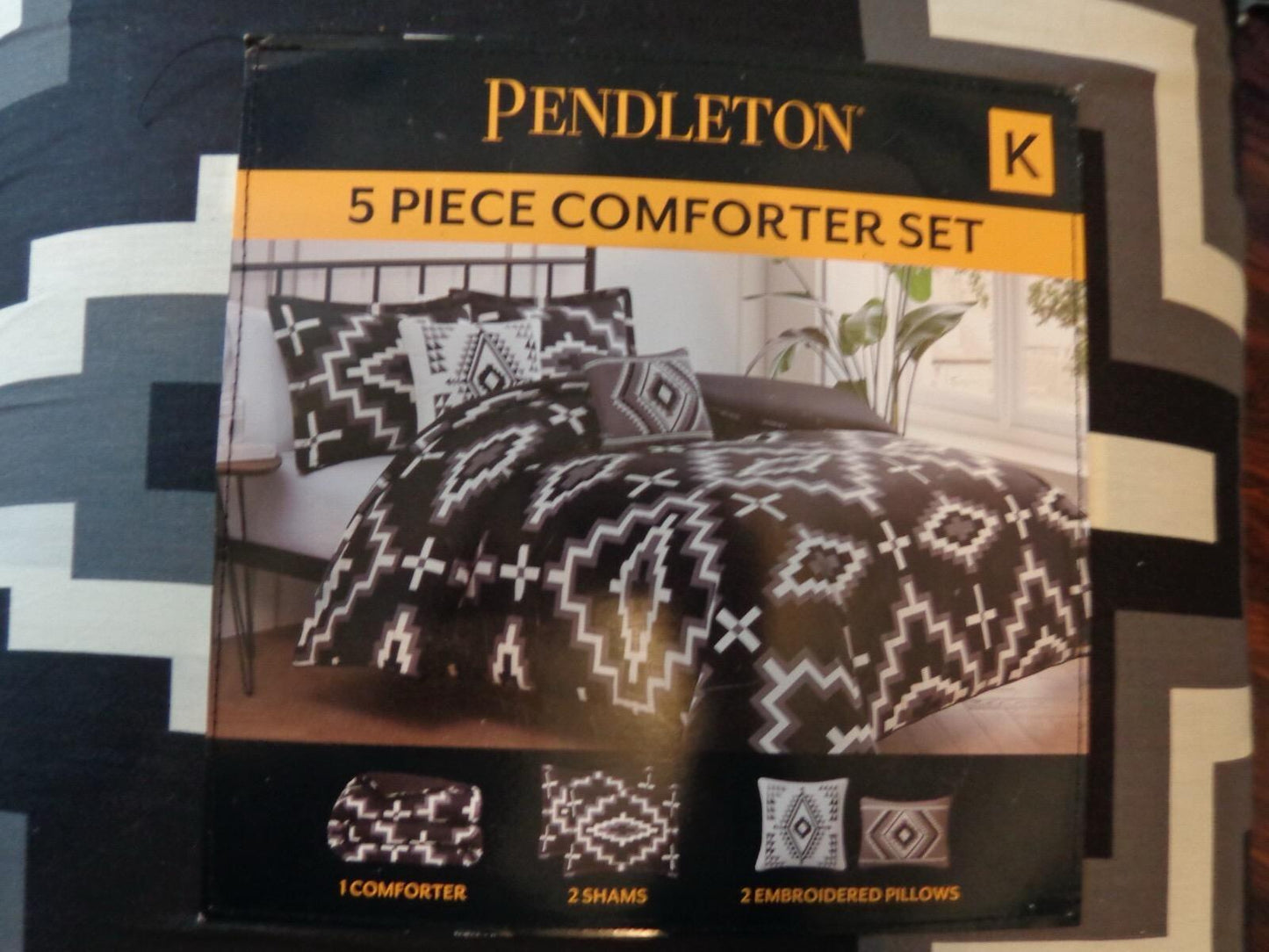 Pendleton 5 Piece Comforter Set Otero King