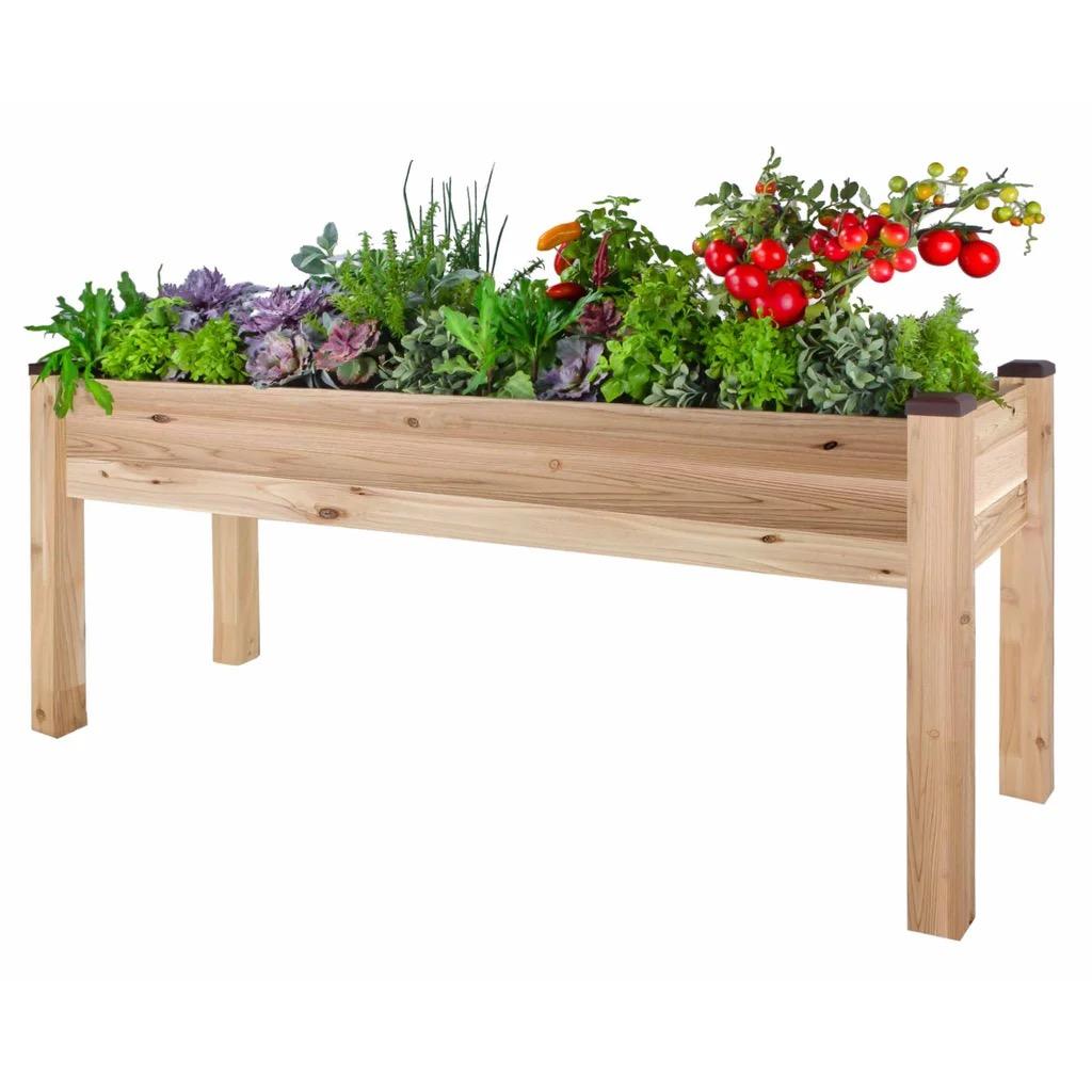 CedarCraft Elevated Cedar Planter