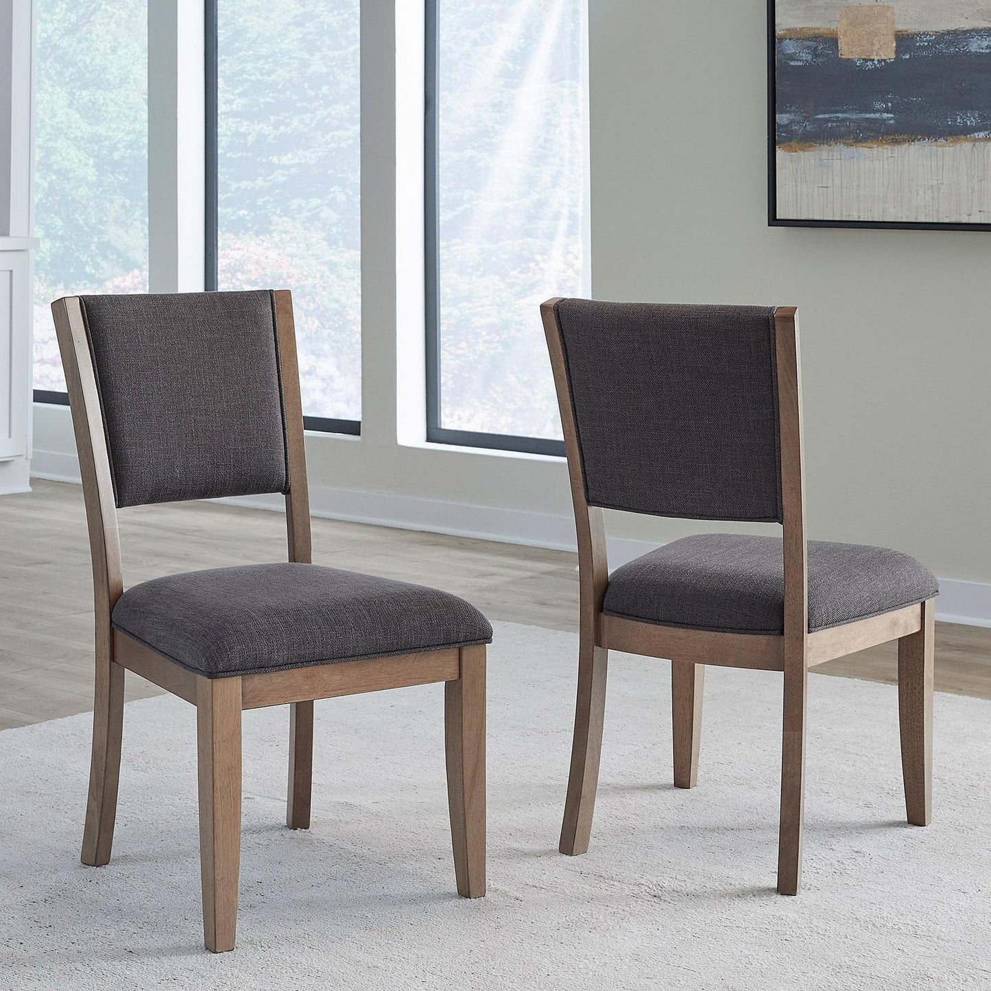 Zealand 54" Round Dining Table and 4 Chairs