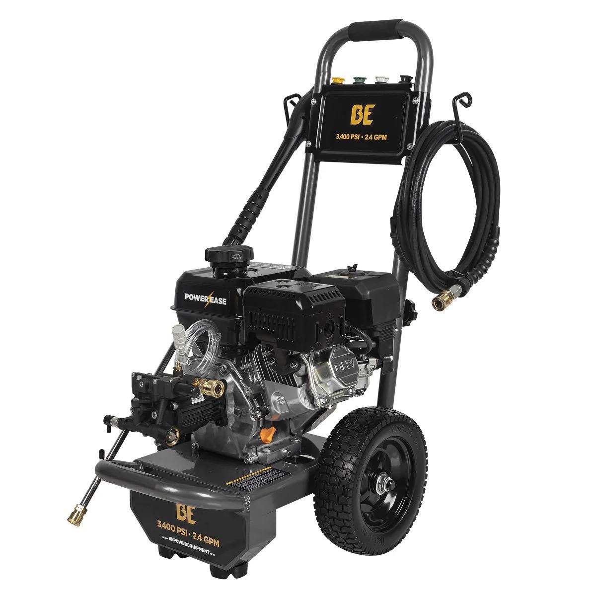 BE Power 3400 PSI 2.4 GPM Gas Pressure Washer
