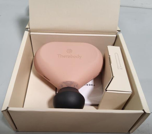 TheraGun Mini Massage Gun - Handheld Deep Tissue Percussion Massage Gun & Compact Personal Massager for On-The-Go, Portable Muscle Pain Relief in Neck, Back, Leg, Hand & Shoulder (Desert Rose - 2.0)