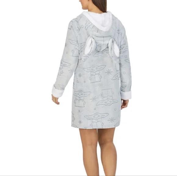 Star Wars Ladies' Fleece Lounge Hoodie Gray Size: X-Small