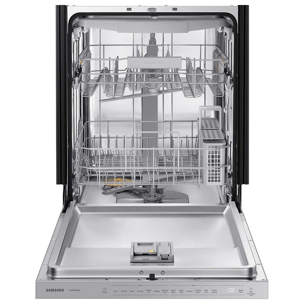 Samsung Top Control Smart 46 dBA Top Control Dishwasher with StormWash