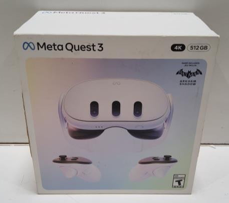 Meta Quest 3 512GB | Thirty Percent Sharper Resolution — 2X Graphical Processing Power — Play Without Wires
