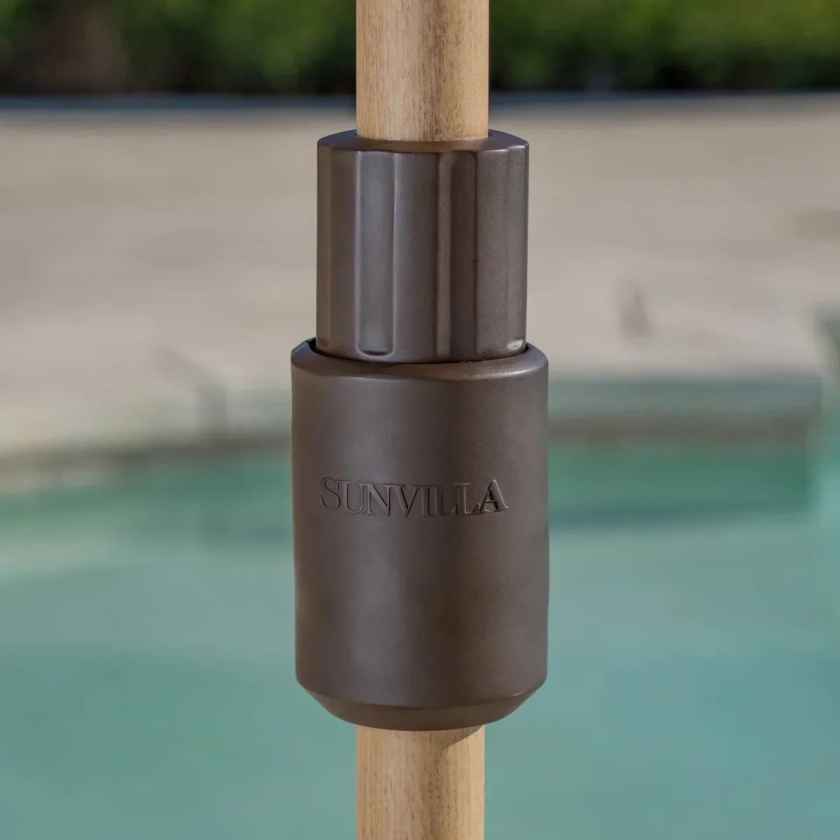 SunVilla 10 ft. Cabana Market Fringe Umbrella